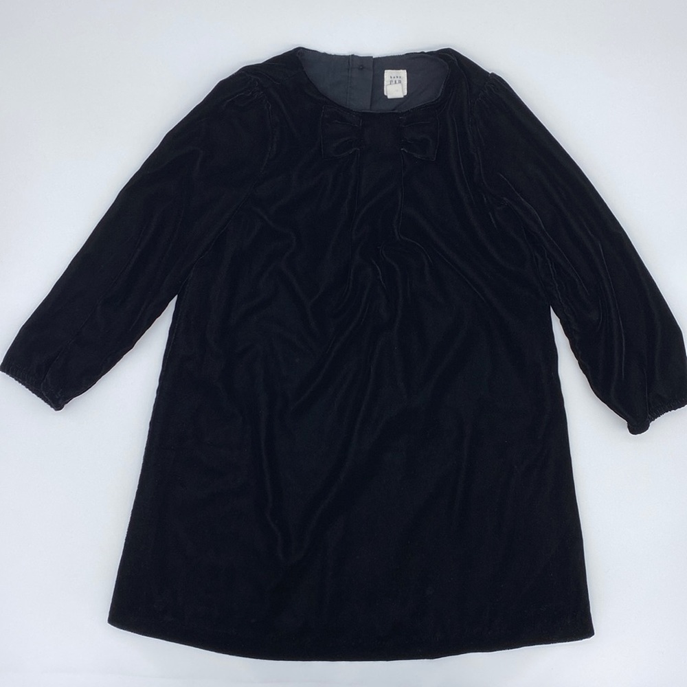 Gap Black Velvet Dress Girls Size 5